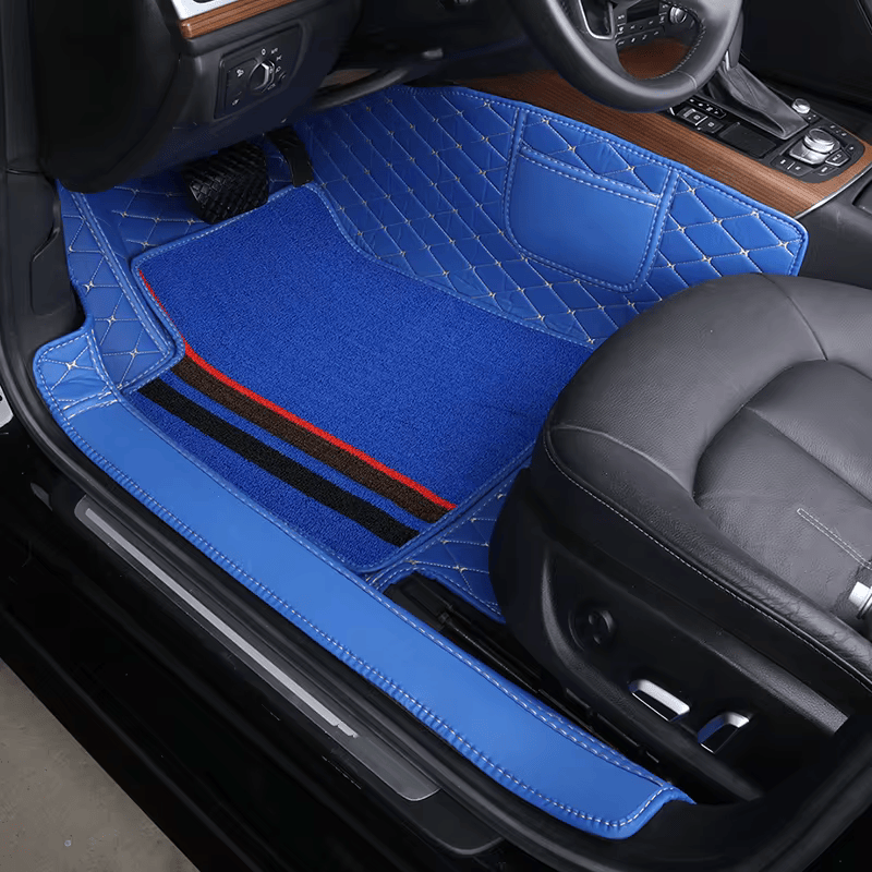 Premium Car Floor Mat 2 Layers Universal Fit Floor Mats for Cars, SUVs, and Trucks