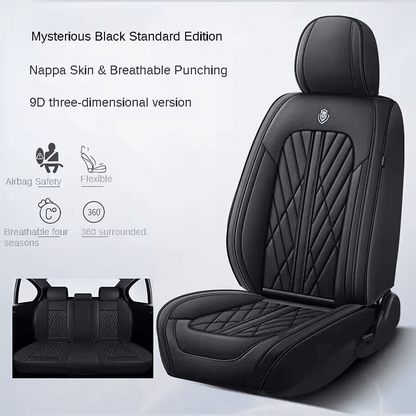 CV03  2025 Full Set Universal Waterproof Breathable Vehicle Leather Cover for Cars, SUV, Pick-up Truck