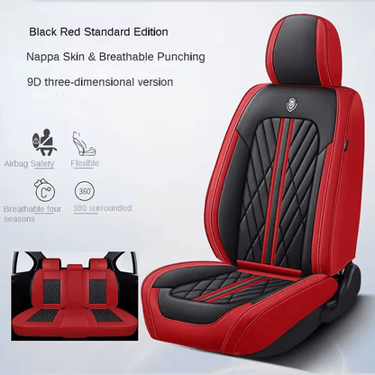 CV03  2025 Full Set Universal Waterproof Breathable Vehicle Leather Cover for Cars, SUV, Pick-up Truck