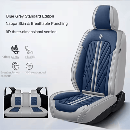 CV03  2025 Full Set Universal Waterproof Breathable Vehicle Leather Cover for Cars, SUV, Pick-up Truck