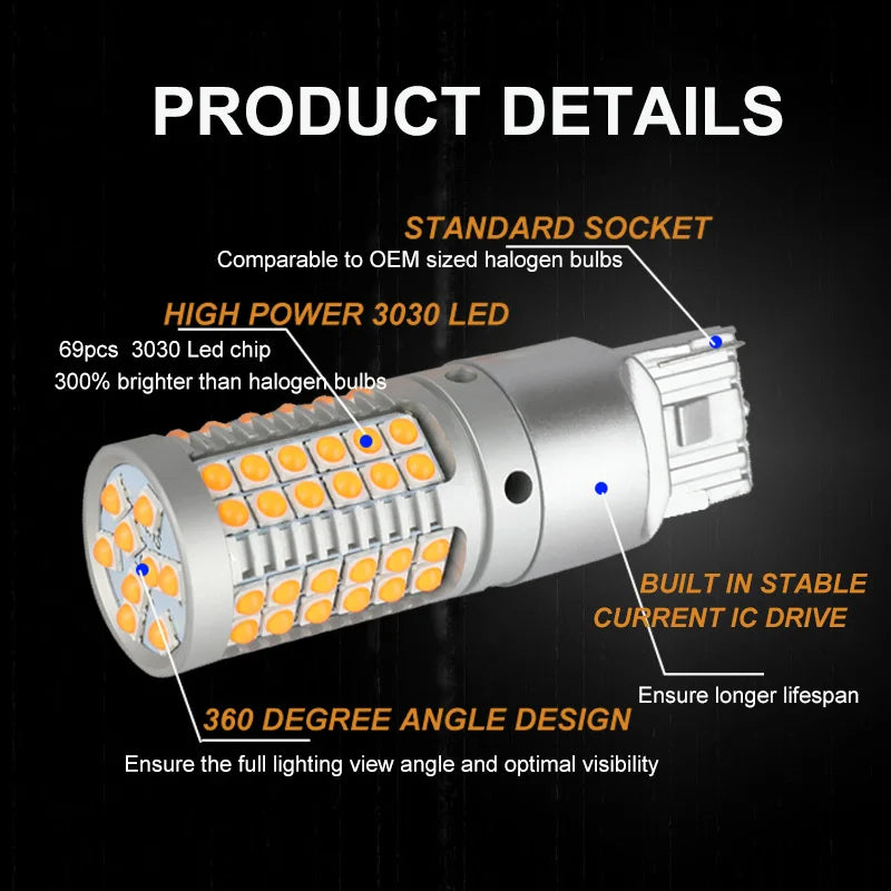 LED Rear Turn Signal & Backup Bulb for Subaru Forester 2019-2025 | CANBUS