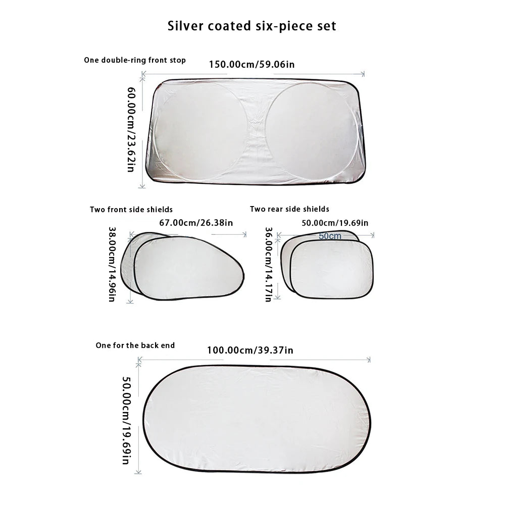 Car Sunshade, Windshield Cover, Anti-Snow, UV Protection, Reflective, Sun Block, Window Shield