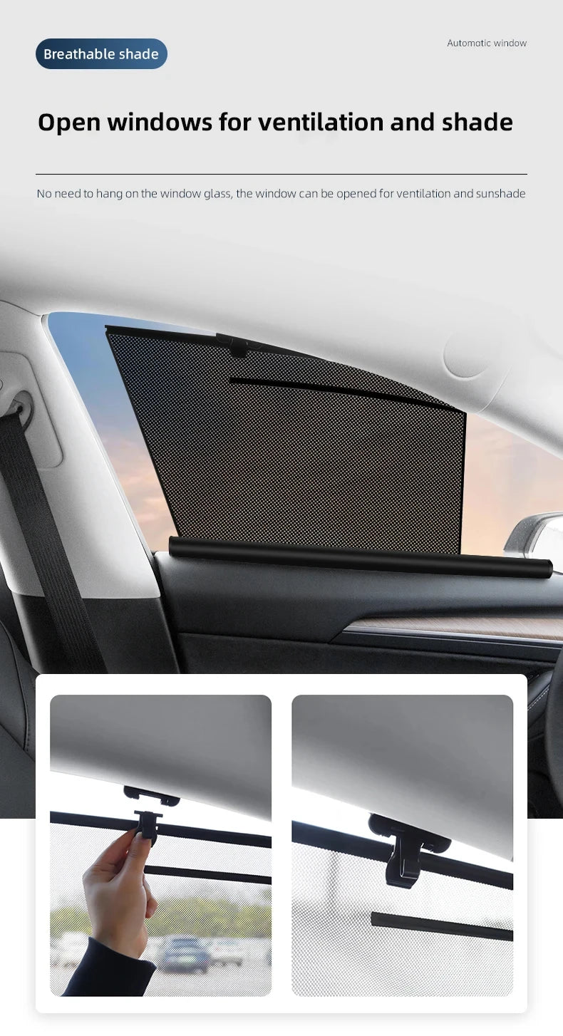 Car Sunshade, Cadillac CT5, Window Shade, Sun Protection, Front Rear, Car Accessories, UV Block