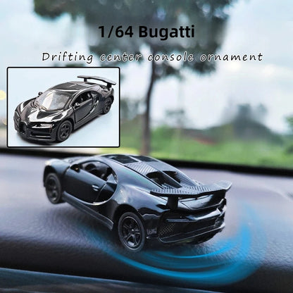 Sports Car Drift Rotating Ornament – Racing Dashboard Decoration