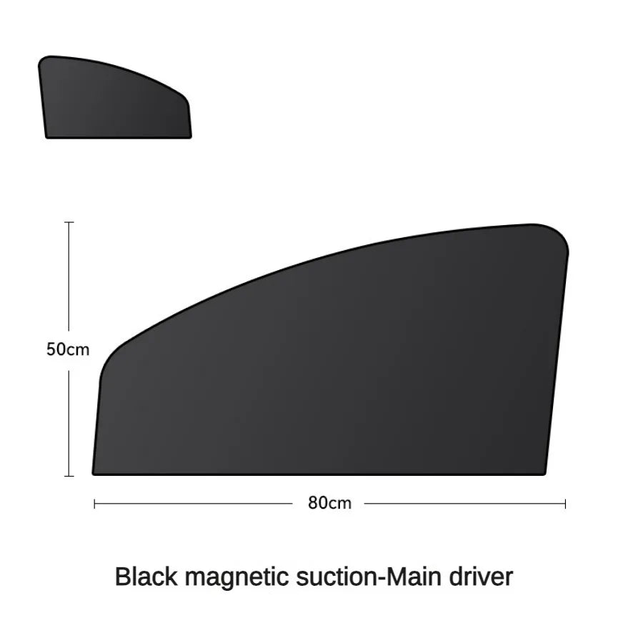 Car window magnetic sunshade heat insulation cloth cover