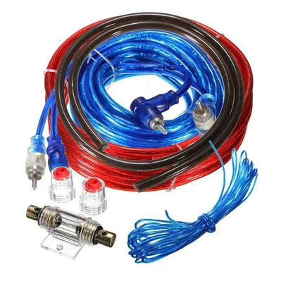 1500W AUX Kit 60AMP Fuse 8GA Power Cable Car Audio Wire Copper Clad