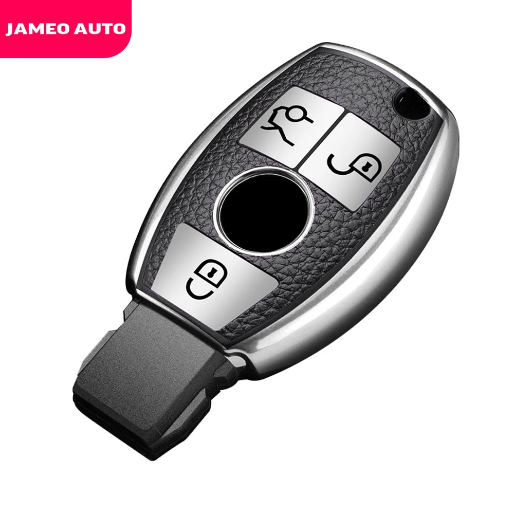 TPU Leather Car Key Cover for Mercedes Benz – CLS CLA GL R SLK AMG Protection