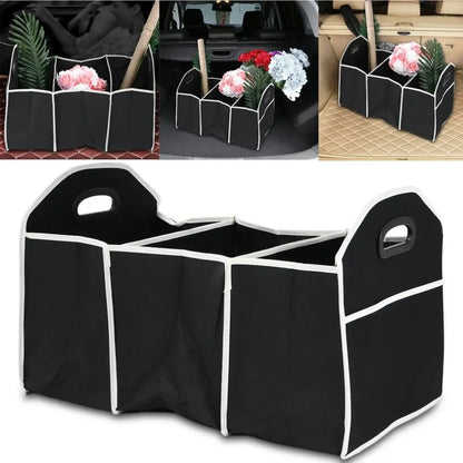 Car Trunk Organizer – Foldable, Sturdy, Space-Saving Storage Box