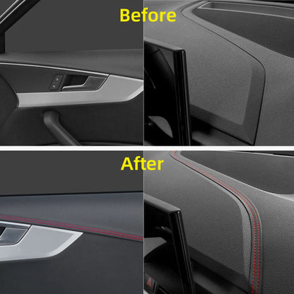 Universal PU Leather Car Trim – DIY Braid & Decorative Moulding for Interior