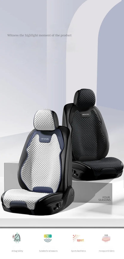 Ice Silk Car Seat Cushion – Ventilated, Durable, All-Season, Universal Fit