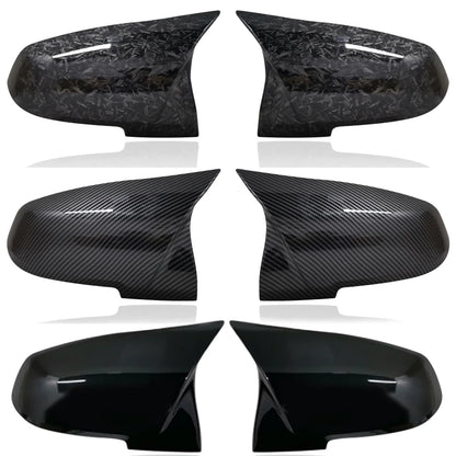 2PCS Carbon Black Rearview Mirror Cover for BMW 1-4 Series, X1 (F20-F36)