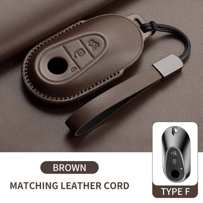 Mercedes Benz Key Fob Cover - Leather Case for A C E S G Class AMG