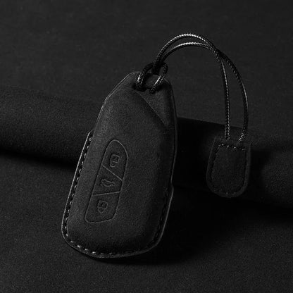 Leather Car Key Cover Volkswagen Golf 8 ID.3 ID.4 Skoda Octavia SEAT Leon