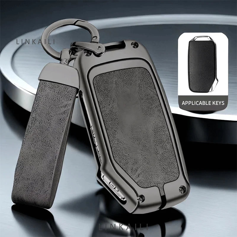 Zinc Alloy Leather TPU Car Key Bag Kia K3 K5 KX5 Sportage Accessories