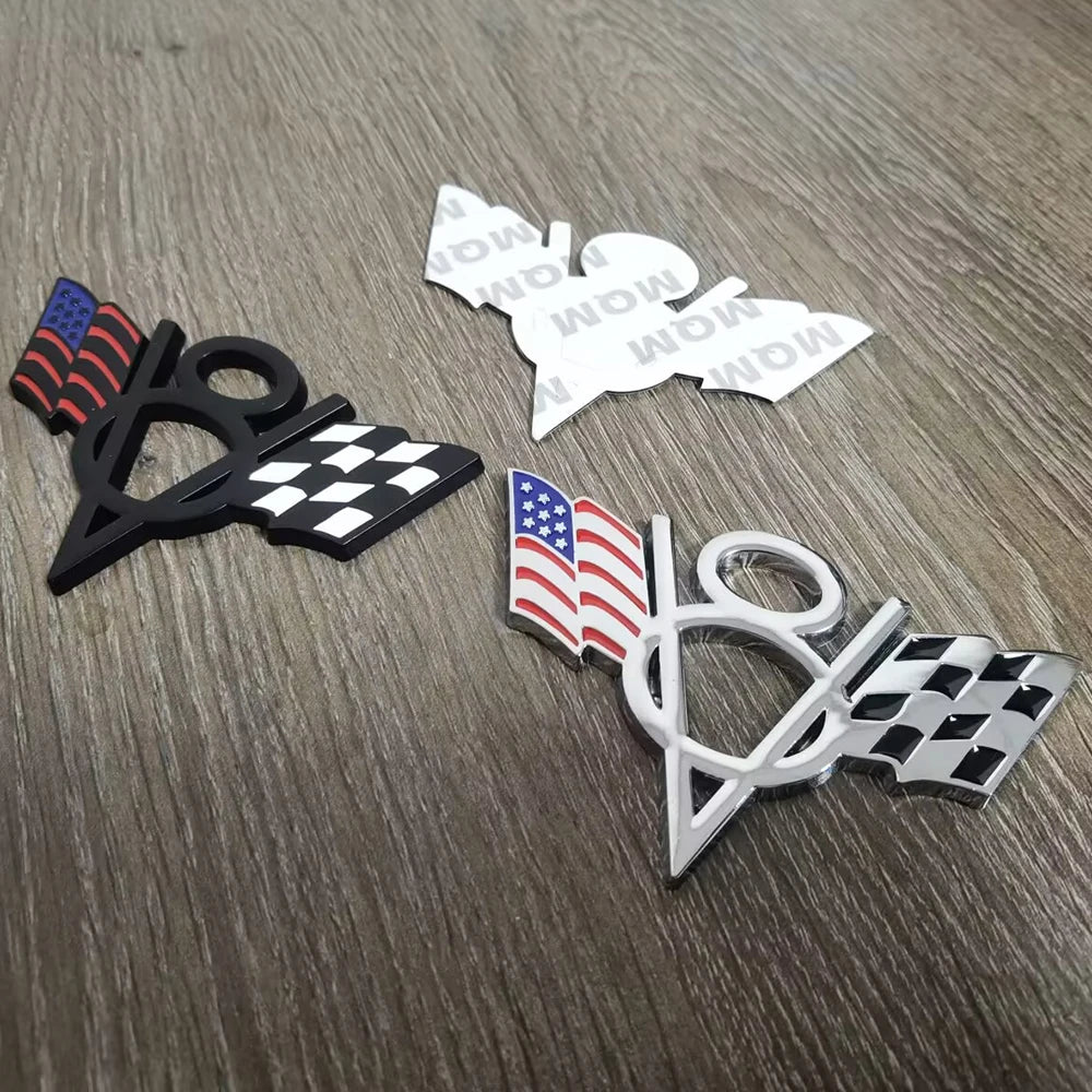 3D Metal Bat Car Emblem Sticker - Auto/Motorcycle Decoration Badge