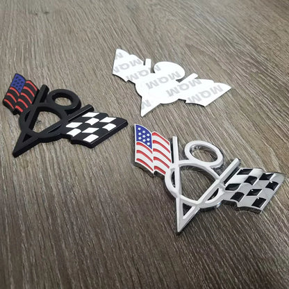 3D Metal Bat Car Emblem Sticker - Auto/Motorcycle Decoration Badge