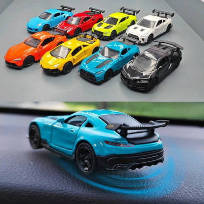 Sports Car Drift Rotating Ornament – Racing Dashboard Decoration