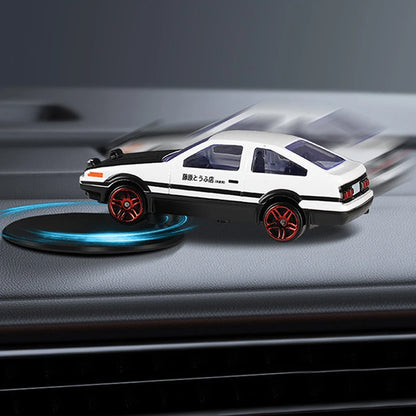 Car ornaments, interior decor, drift tail, swinging & rotating toy model for center console