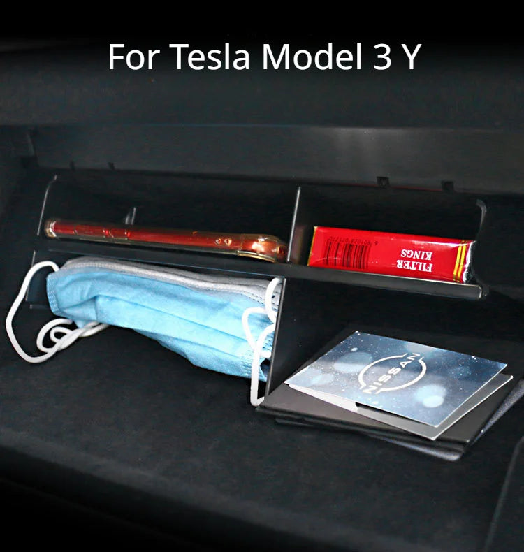 Tesla Model 3/Y Glove Box Organizer Partition Shelf (2022-2025)