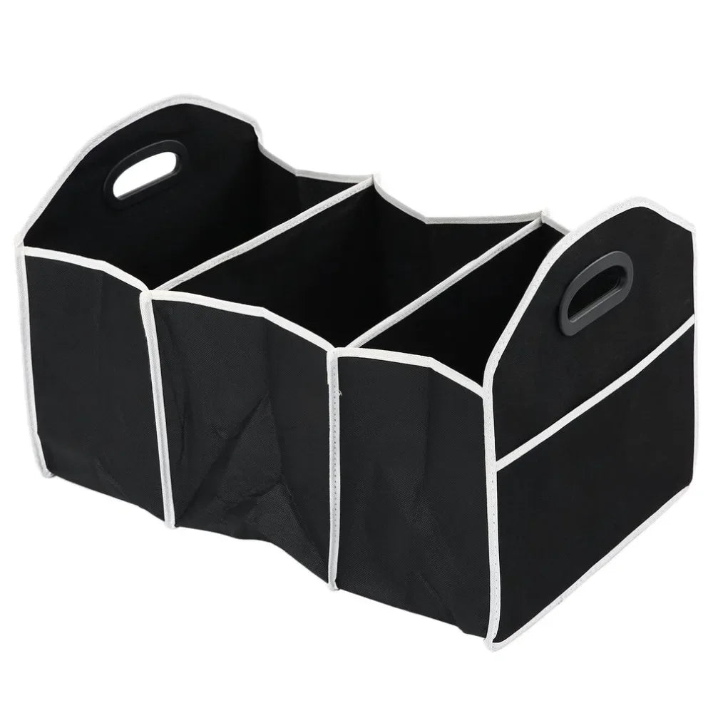 Car Trunk Organizer – Foldable, Sturdy, Space-Saving Storage Box