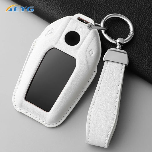 BMW 5/6/7 Series G30-G32, X3-X7 G01-G07 XDrive Leather Key Case Cover