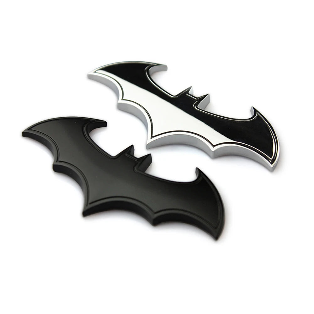 3D Metal Bat Car Emblem Sticker - Auto/Motorcycle Decoration Badge