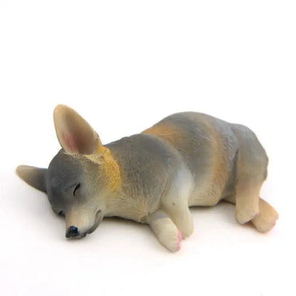 Mini Corgi Resin Doll – Cute Car Dashboard Ornament & Gift