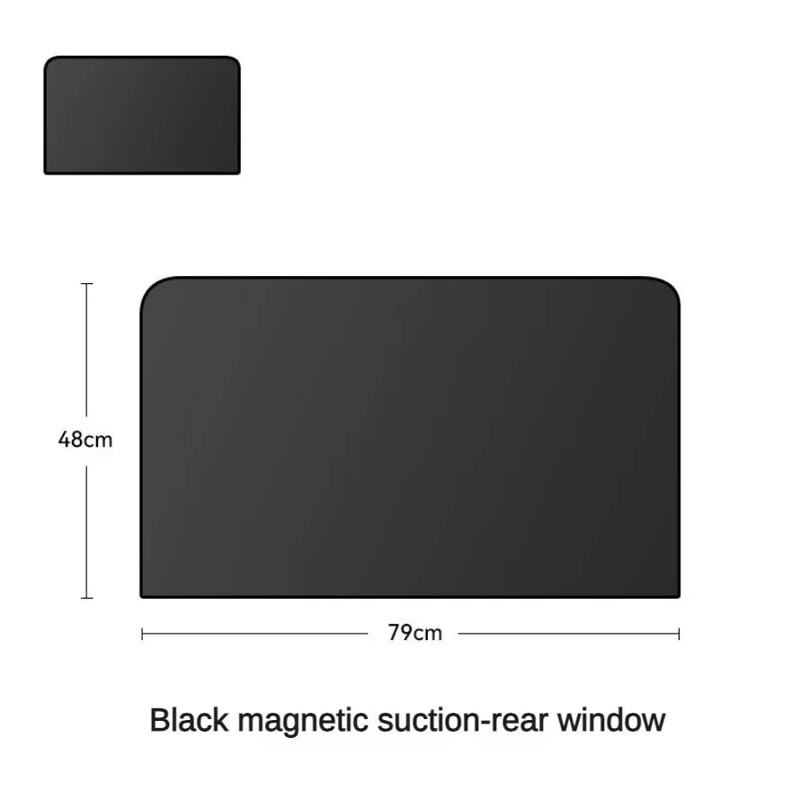 Car window magnetic sunshade heat insulation cloth cover