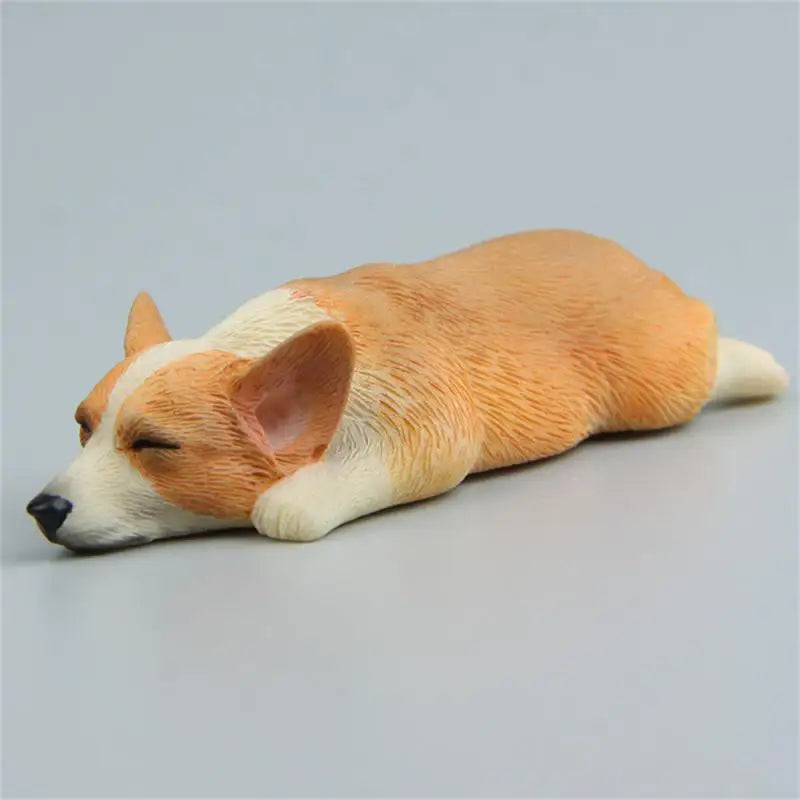 Car Dashboard Corgi Resin Ornament – Cute Puppy Decor for Auto Interior