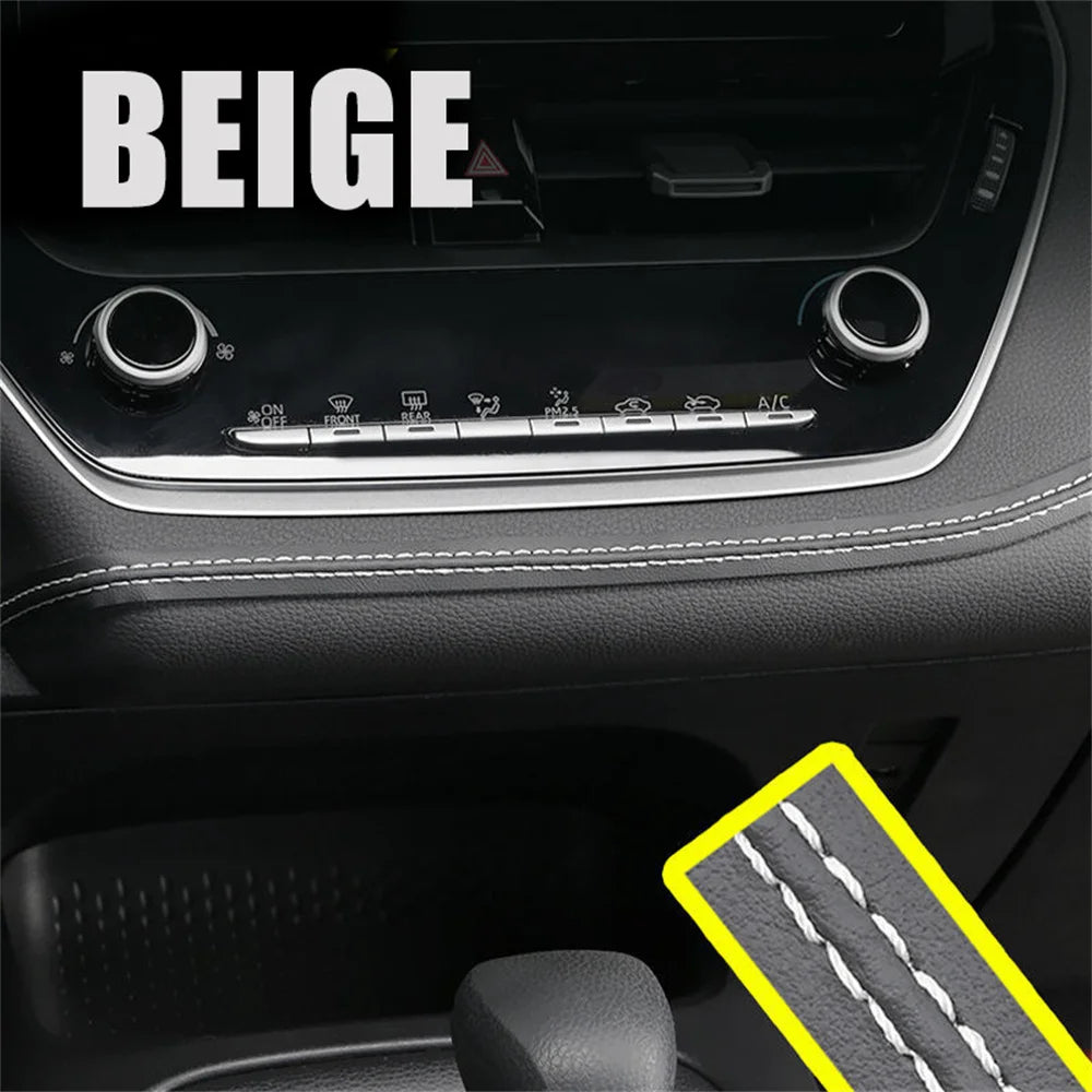 Universal Car Moulding Trim PU Leather DIY Decorative Strip for Interior