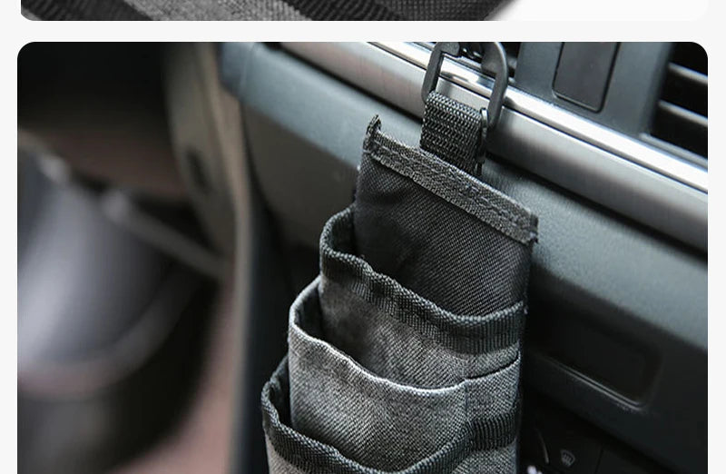 Car Air Outlet Hanging Storage Bag – Oxford Organizer, Phone Holder, Interior Accessory