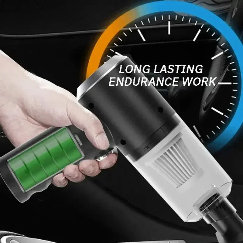 Portable Wireless Car Vacuum Cleaner 120W High Power Dual Use