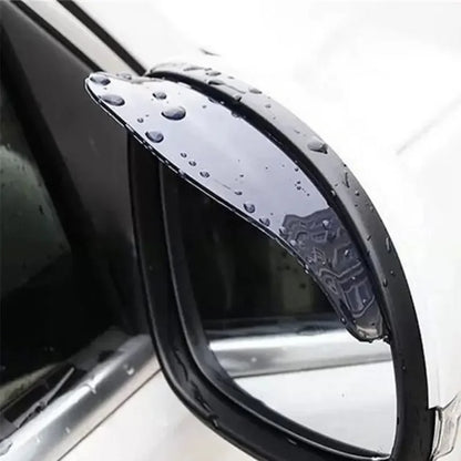 2pcs Universal Car Mirror Rainproof Covers – Flexible PVC Shades