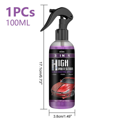 1-2Pcs Car Paint Cleaning Agent High Protection Degreaser Spray 30/100ml