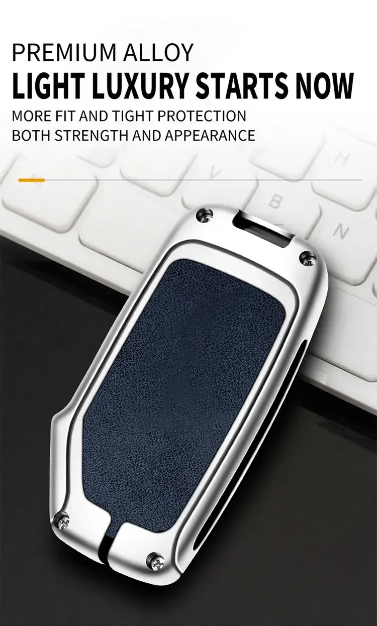 Zinc Alloy Leather TPU Car Key Bag Kia K3 K5 KX5 Sportage Accessories