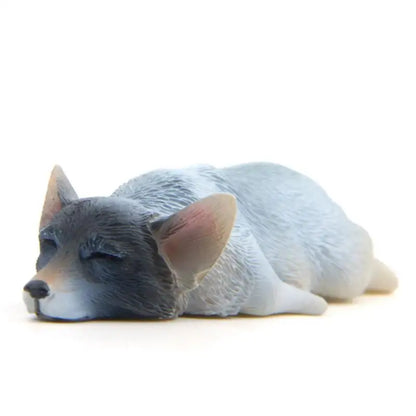 Car Dashboard Corgi Resin Ornament – Cute Puppy Decor for Auto Interior