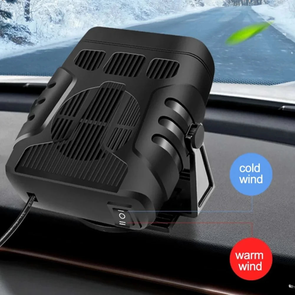 12V/24V Car Heater Fan, Portable Defroster, 120W Windshield Dryer