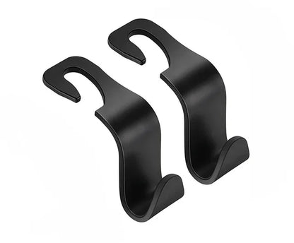 4-Pack Car Seat Headrest Hooks – Bag Holder & Organizer