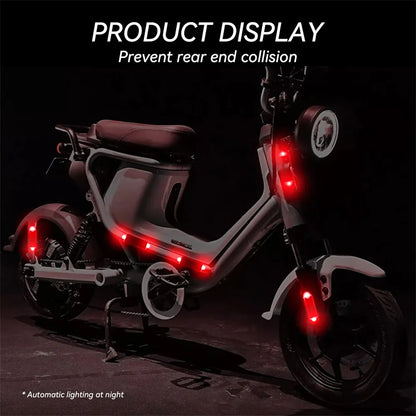 Black Solar-Powered Anti-Theft Strobe Light – Wireless LED for Motorcycles, Cars, Scooters, and Drones