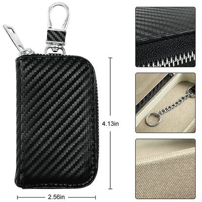 Car Key Signal Blocker Faraday Case Anti-Theft RFID Pouch