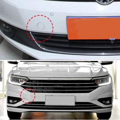 Car Tow Hook Cover for Jetta MK6 2011-2014, Unpainted (5C6807241)