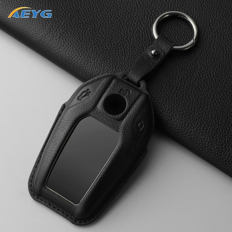 BMW 5/6/7 Series G30-G32, X3-X7 G01-G07 XDrive Leather Key Case Cover