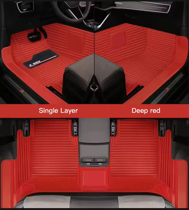 Premium Universal Fit & Heavy Duty Stripes Floor Mats for Cars, SUVs, and Trucks