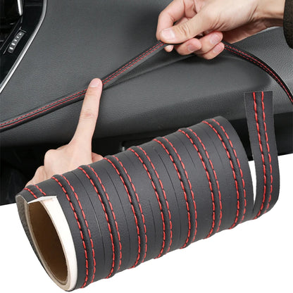 Universal Car Moulding Trim PU Leather DIY Decorative Strip for Interior