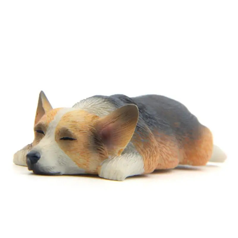 Car Dashboard Corgi Resin Ornament – Cute Puppy Decor for Auto Interior