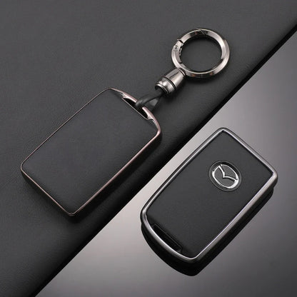 TPU Leather Car Key Cover for Mazda 3 CX-30 CX-5 CX-8 CX-9 Protector Accessories