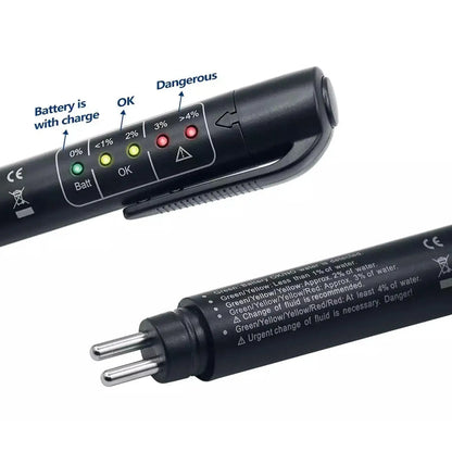 Brake Fluid Tester, LED Indicator, Automotive, Oil Quality, Universal