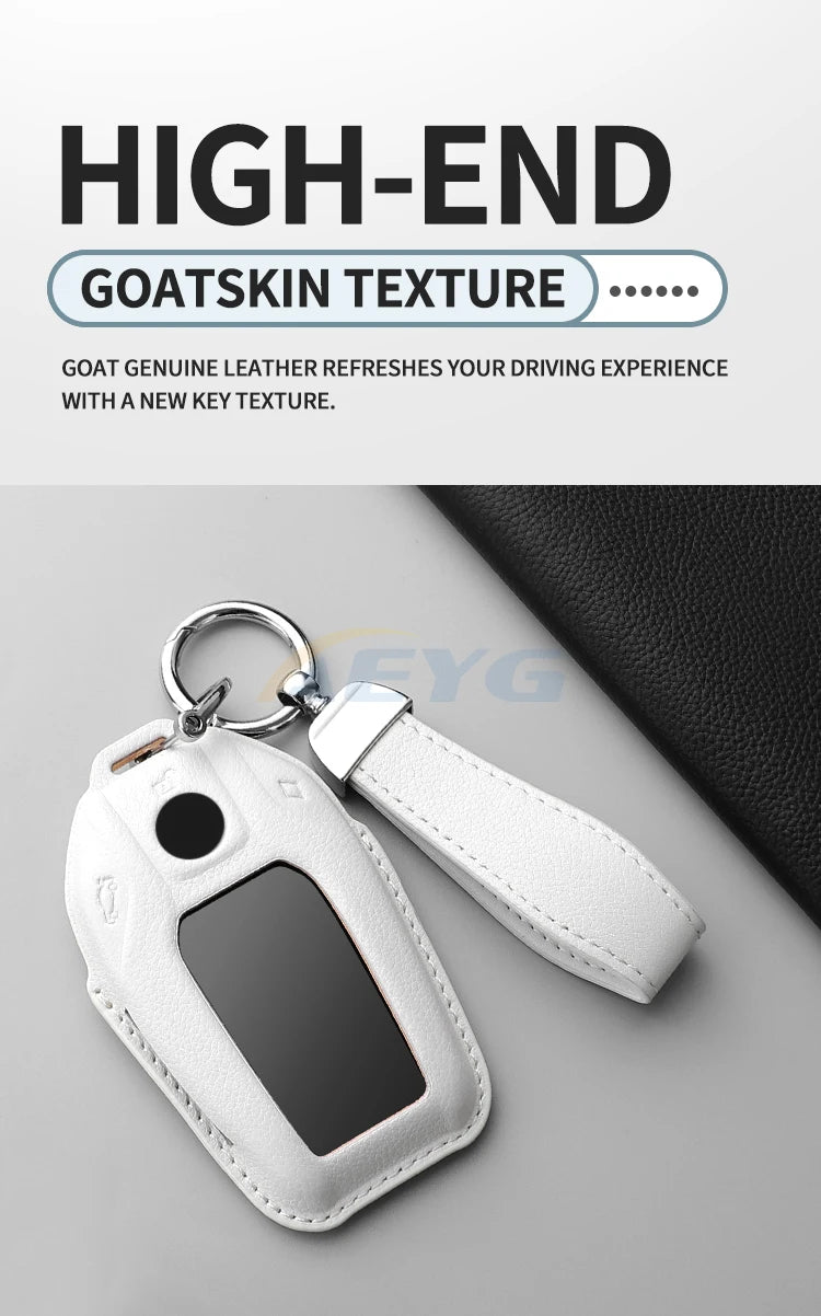 BMW 5/6/7 Series G30-G32, X3-X7 G01-G07 XDrive Leather Key Case Cover