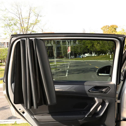 SEAMETAL Car Sun Shade – Magnetic, UV Block, Anti-Glare Privacy Curtain