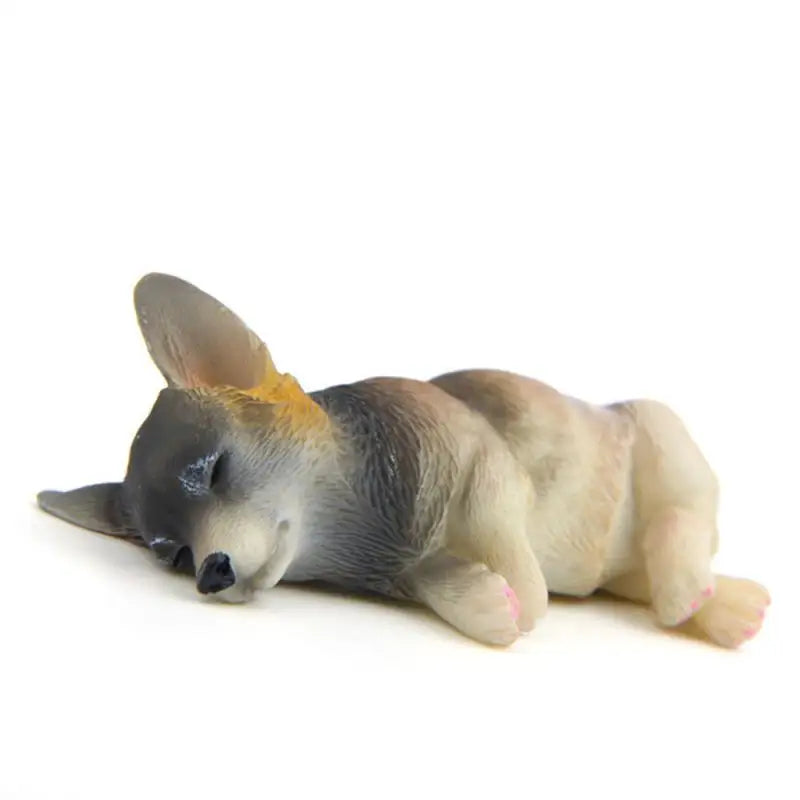 Mini Corgi Resin Doll – Cute Car Dashboard Ornament & Gift